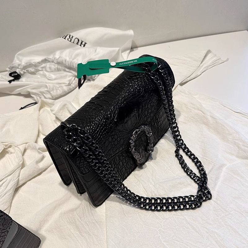 Luxury Bags Storage - Light Luxury Crocodile Pattern, High Texture