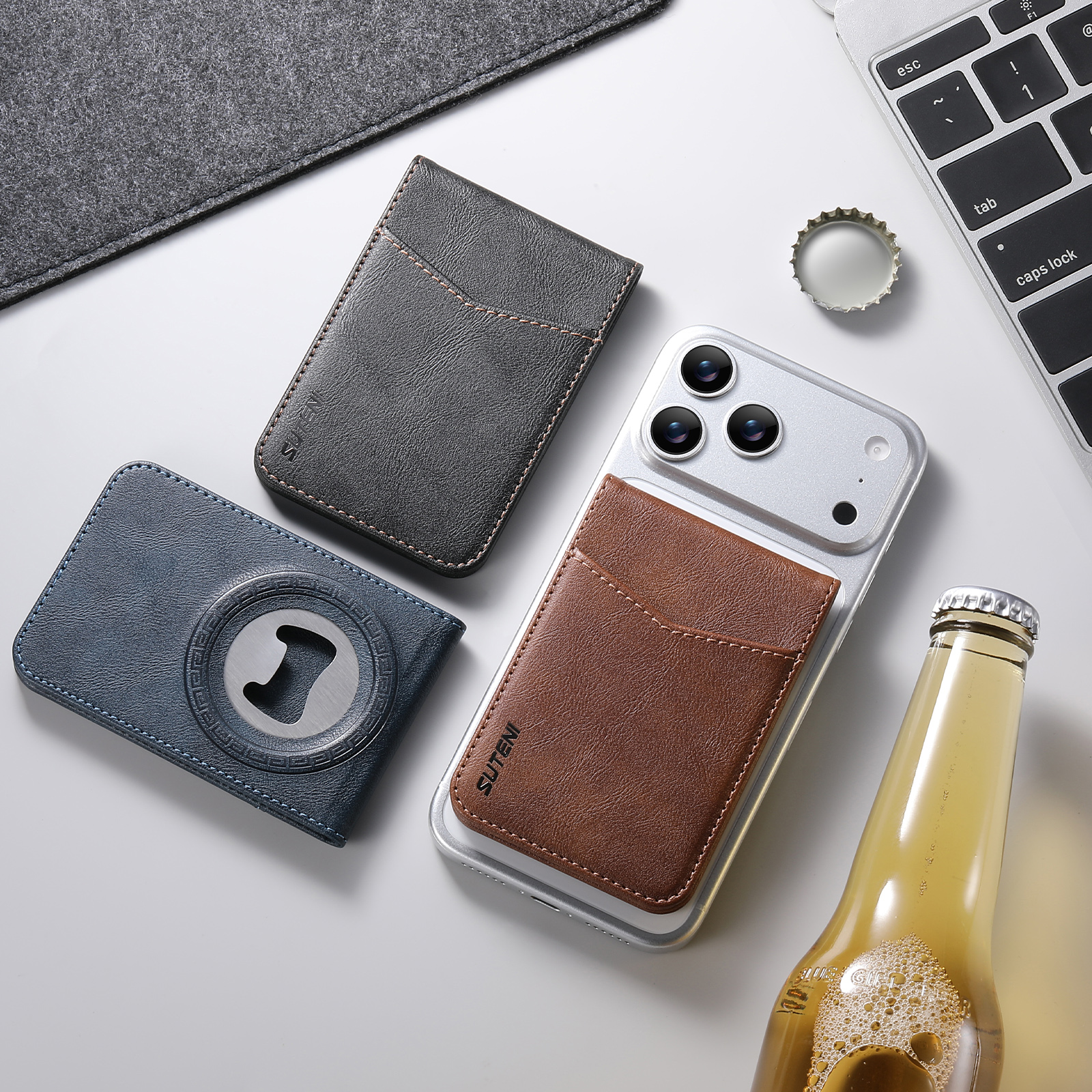 Luxury Bags Storage - SUTENI Mobile Phone Stand Magnet Flip