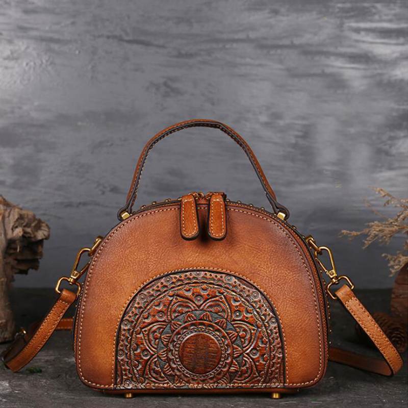 Luxury Bags Laptop - Genuine Leather Messenger Shoulder Bag Woman