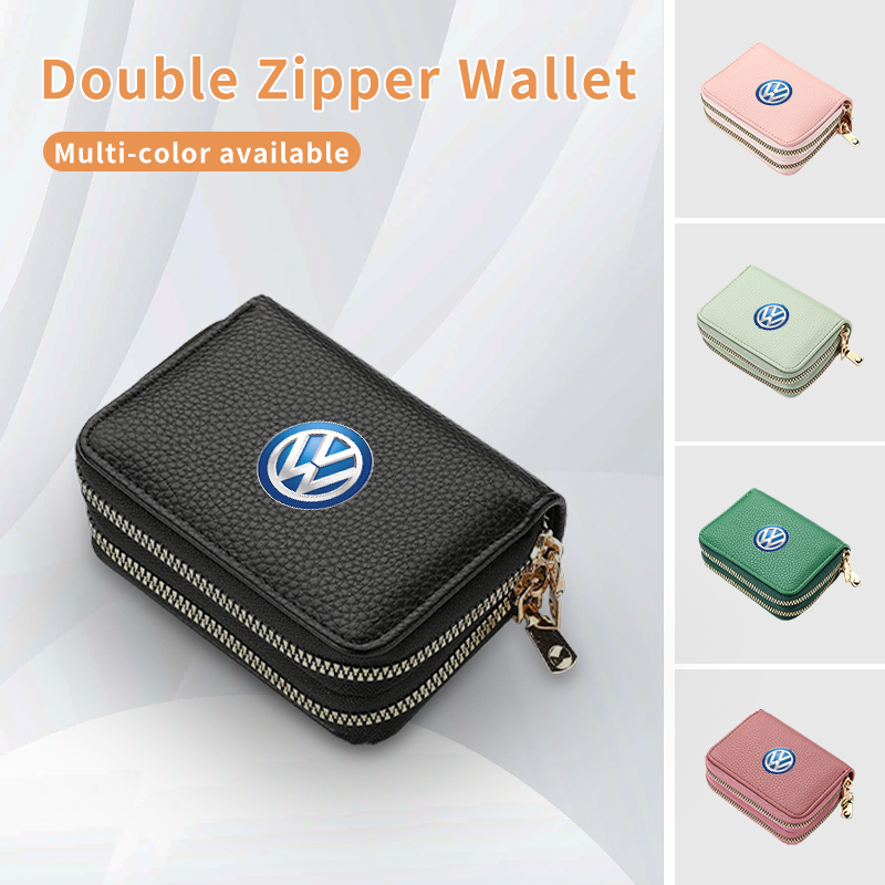 Wristlet Wallet Zipper - Cup Holders Car Credit Card Wallet