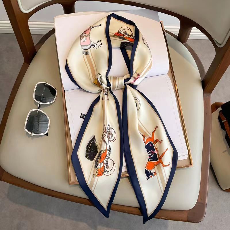 Luxury Bags Online - Luxury Design Silk Skinny Headwear Scarf
