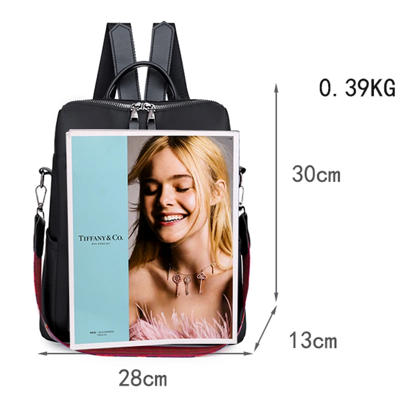 Women Oxford Backpack with Rib - Luxury Bags Women Brands incelemesi ve fiyatı