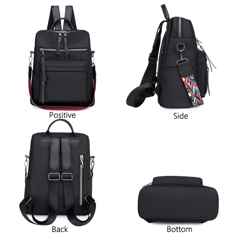 Women Oxford Backpack with Rib - Luxury Bags Women Brands incelemesi ve fiyatı