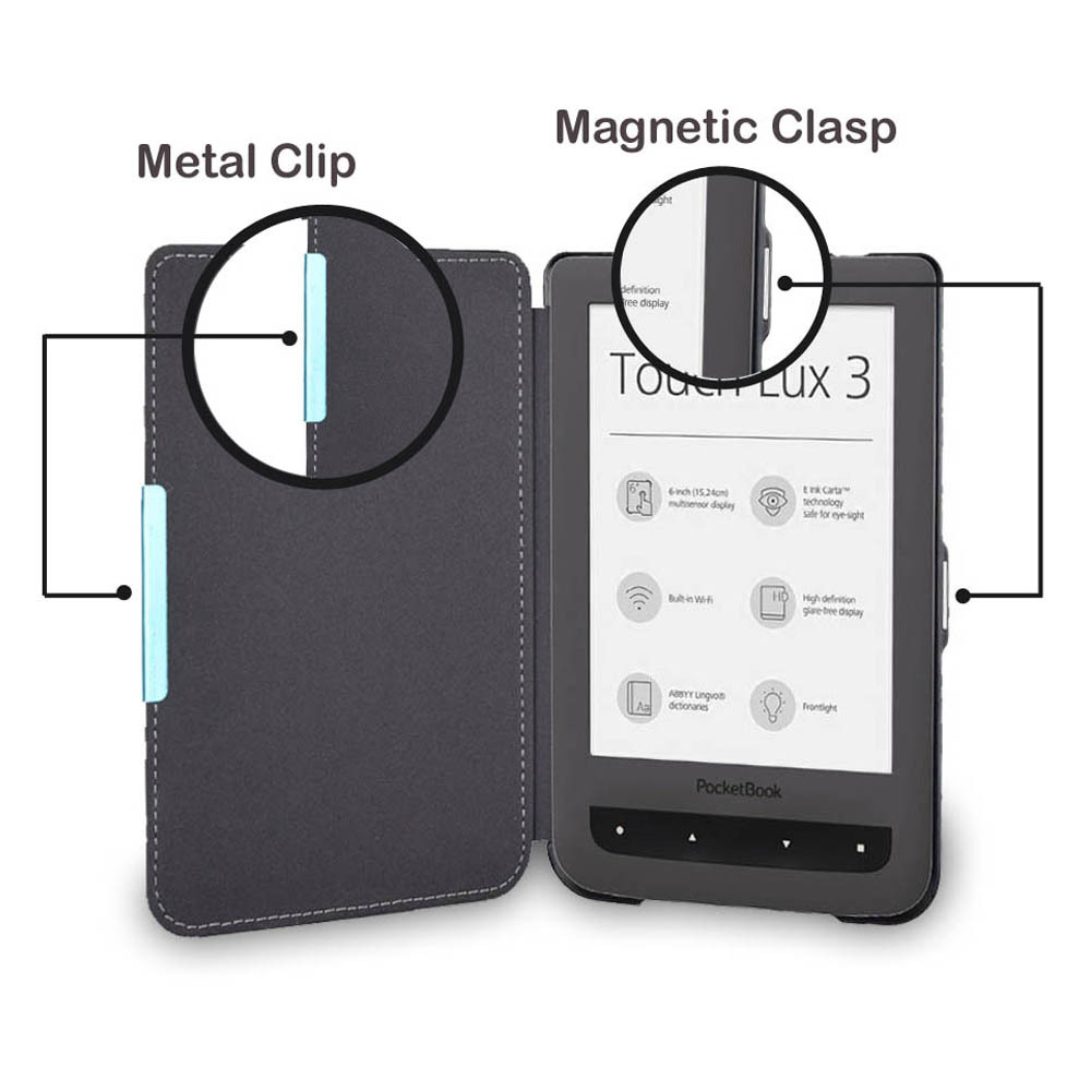 Compatible with Pocketbook 622 - Briefcase Leather Slim incelemesi ve fiyatı