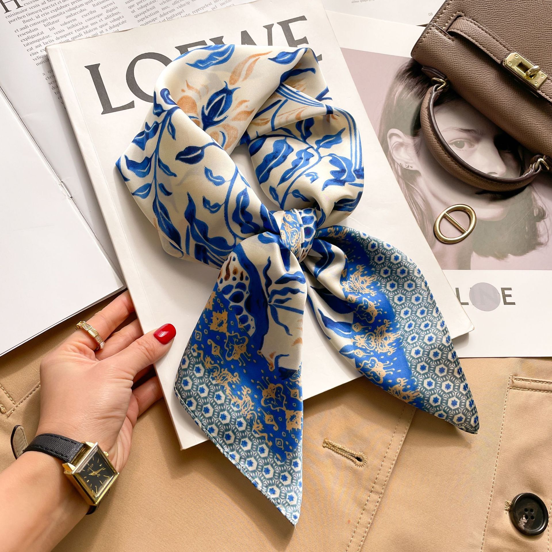 Silk Square Scarf Women Luxury - Luxury Bags Online incelemesi ve fiyatı