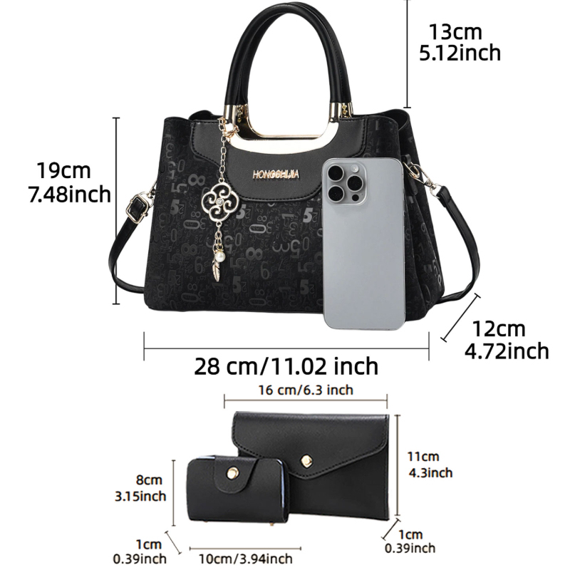 3-piece Fashion Women's Handba - Luxury Bags In incelemesi ve fiyatı