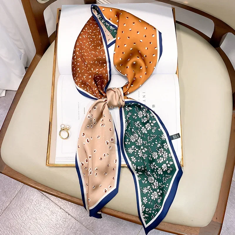 Design Print Skinny Scarf Plai - Luxury Bags Online incelemesi ve fiyatı