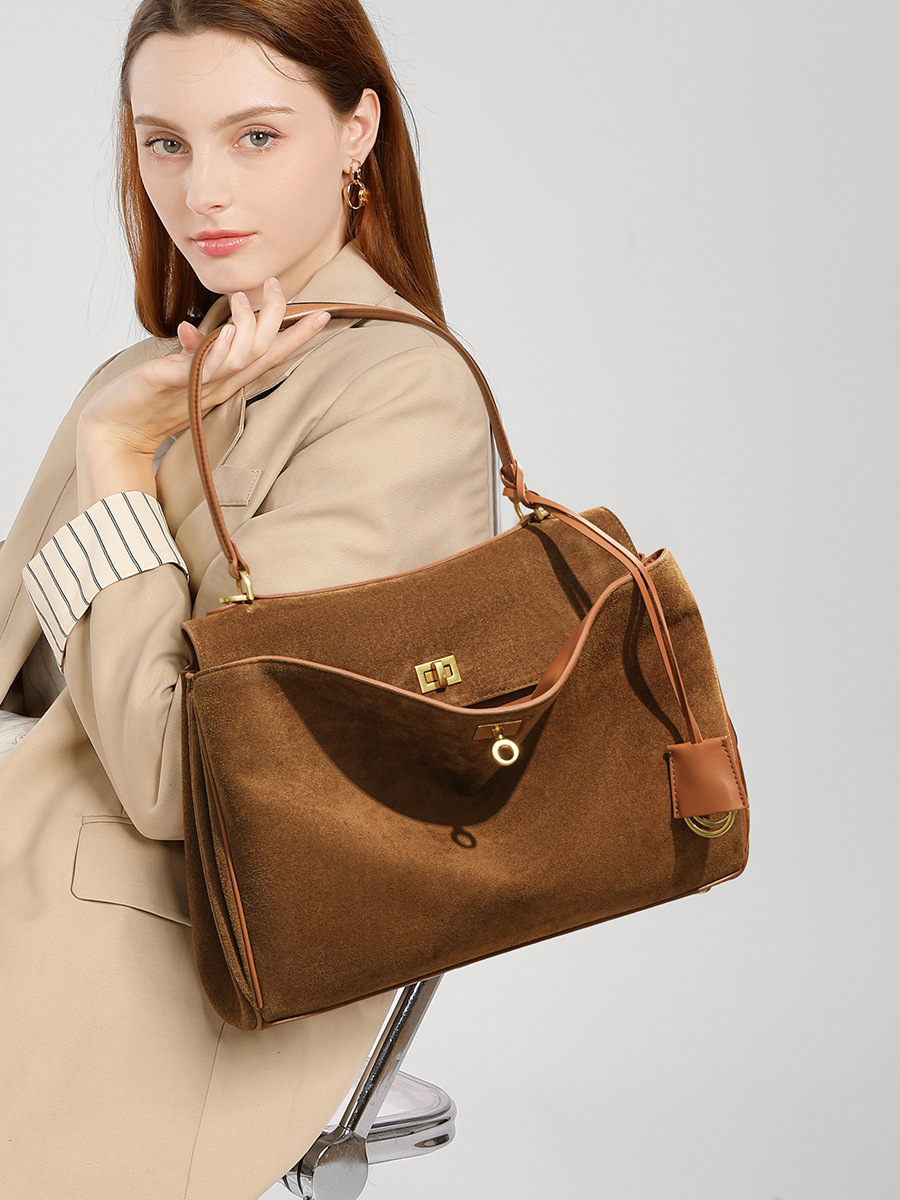 Autumn Winter Women's Suede ge - Luxury Bags Storage incelemesi ve fiyatı