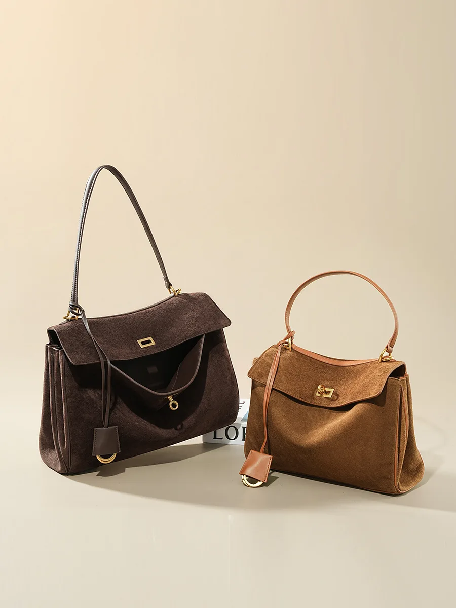 Autumn Winter Women's Suede ge - Luxury Bags Storage incelemesi ve fiyatı