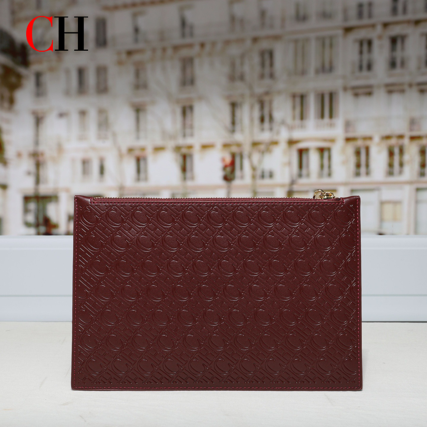 CH Clutch Bag Women Embossed M - Wristlet Wallet Zipper incelemesi ve fiyatı