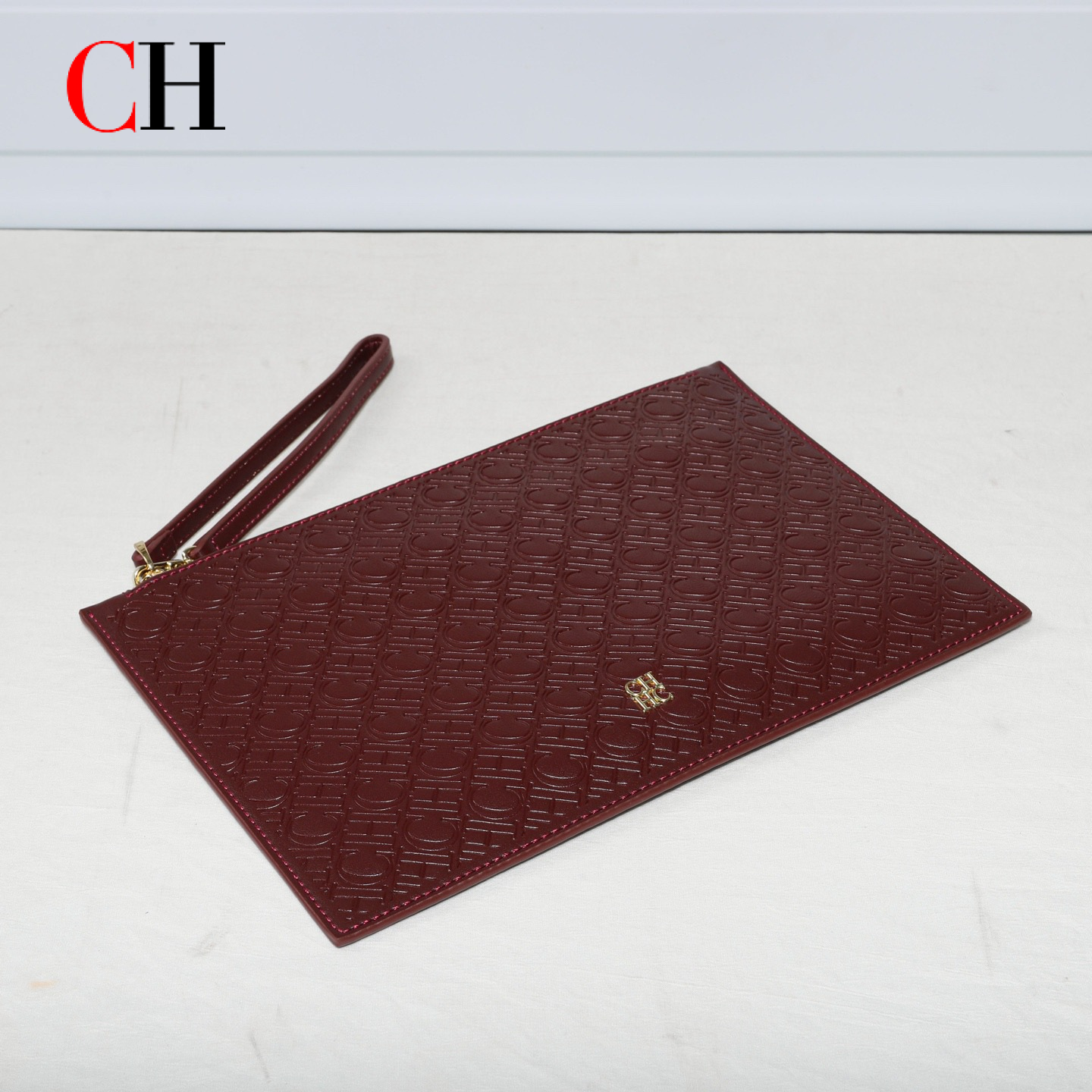 CH Clutch Bag Women Embossed M - Wristlet Wallet Zipper incelemesi ve fiyatı
