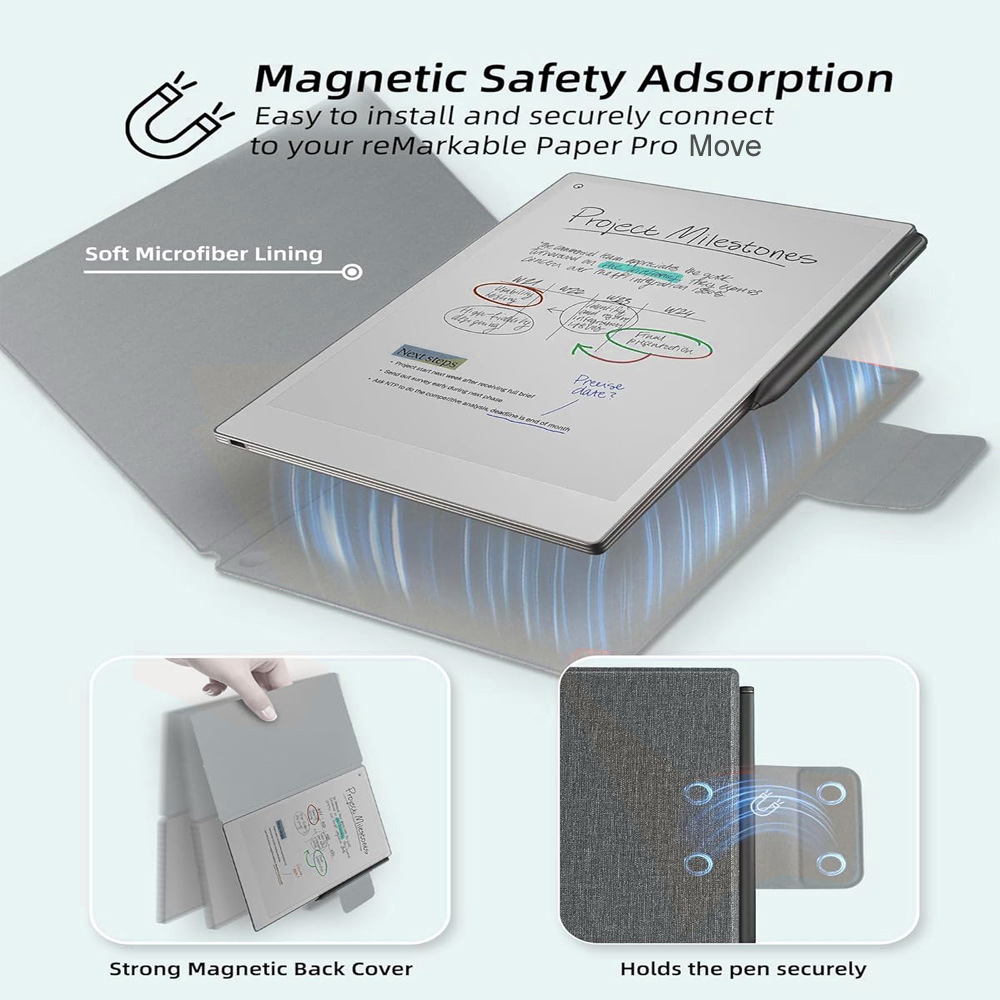 Case for reMarkable Paper Pro  - Briefcase Leather Slim incelemesi ve fiyatı