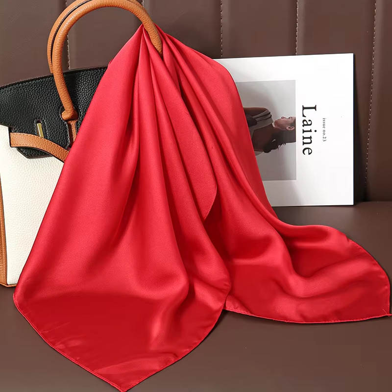 Luxury Solid Color Silk Square - Luxury Bags Online incelemesi ve fiyatı