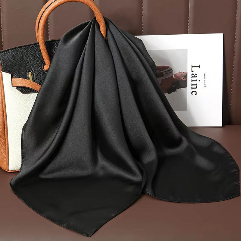 Luxury Solid Color Silk Square - Luxury Bags Online incelemesi ve fiyatı