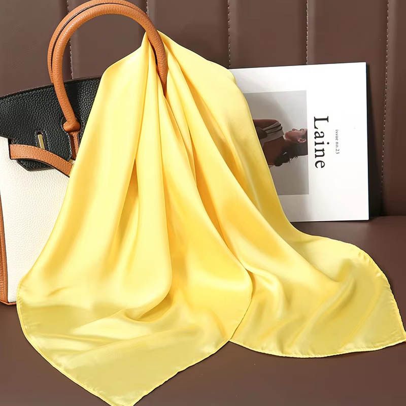 Luxury Solid Color Silk Square - Luxury Bags Online incelemesi ve fiyatı