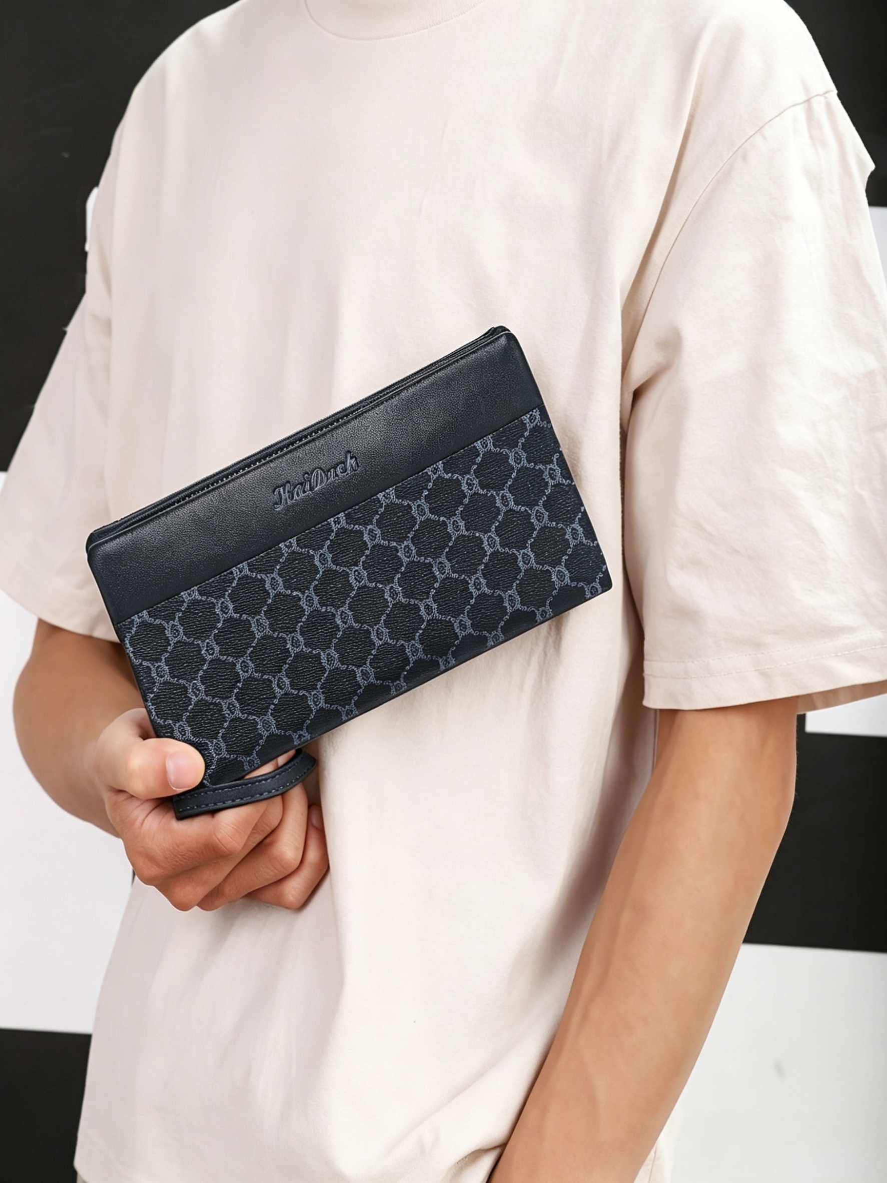 Men's Long Wristlet Wallet, La - Wristlet Wallet Zipper incelemesi ve fiyatı