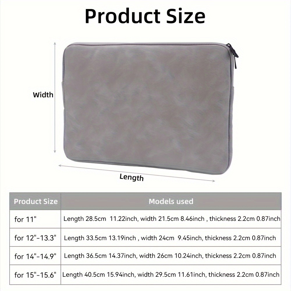 11 13 14 15 Inch Laptop PU Lea - Briefcase Leather Slim incelemesi ve fiyatı