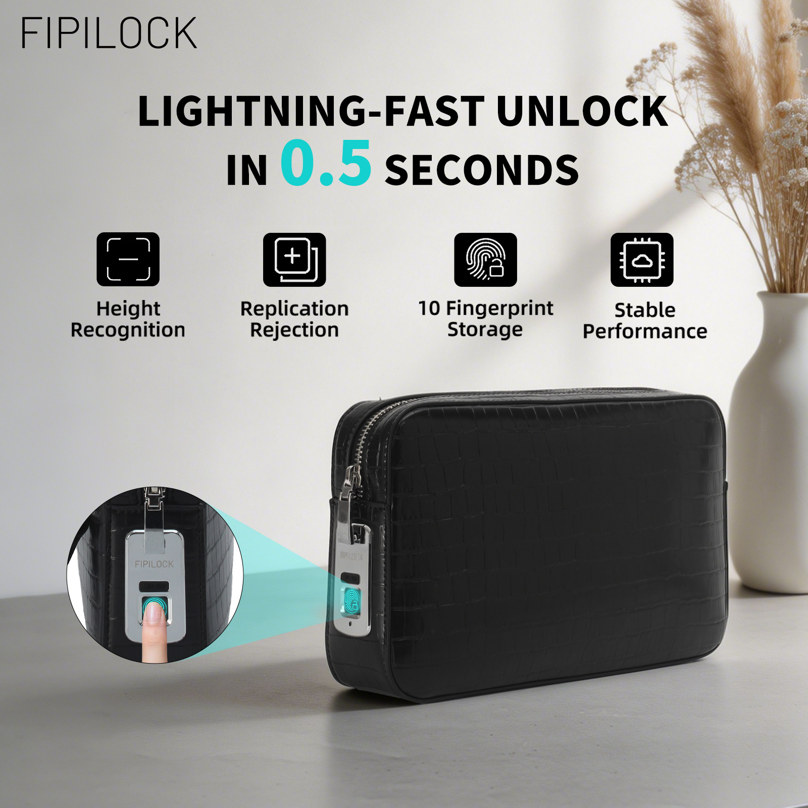 FIPILOCK Clutch Purses Bags Wo - Wristlet Wallet Zipper incelemesi ve fiyatı