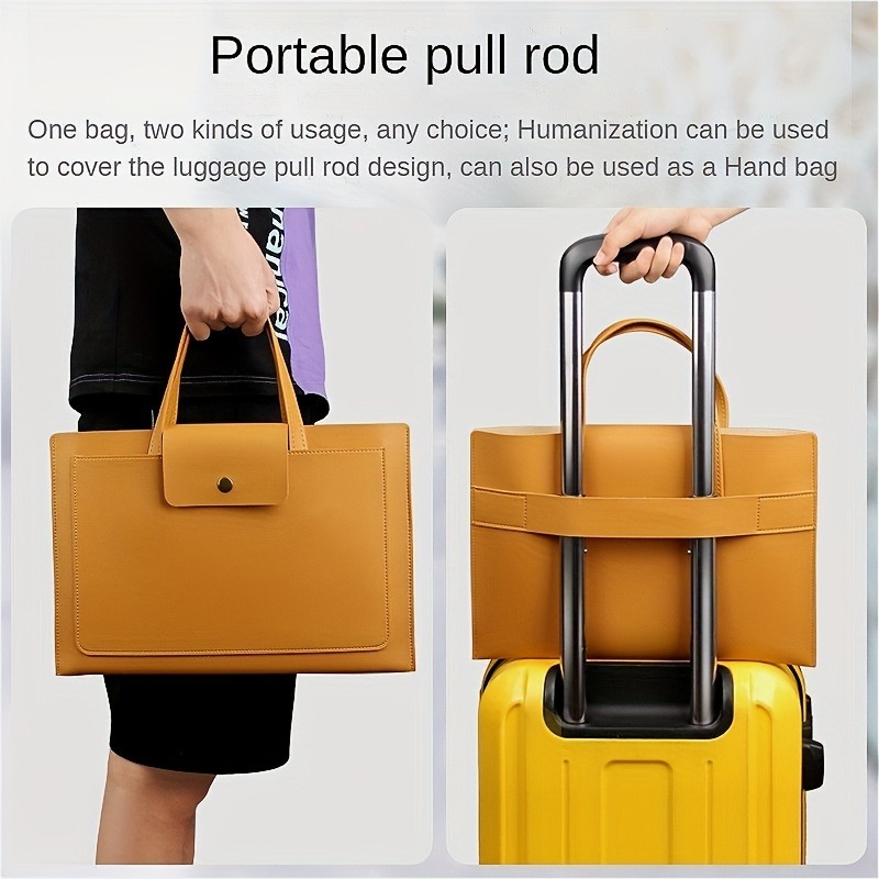 1pcs Waterproof PU Leather Lap - Briefcase Leather Slim incelemesi ve fiyatı
