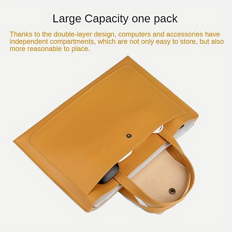 1pcs Waterproof PU Leather Lap - Briefcase Leather Slim incelemesi ve fiyatı