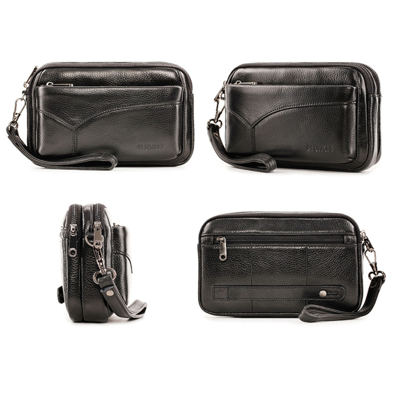Men's Genuine Leather Fashion  - Wristlet Wallet Zipper incelemesi ve fiyatı