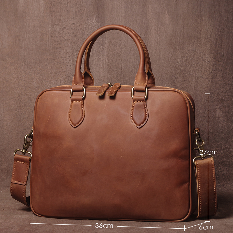 GURO Men Crazy Horse Cowhide B - Luxury Bags Laptop incelemesi ve fiyatı
