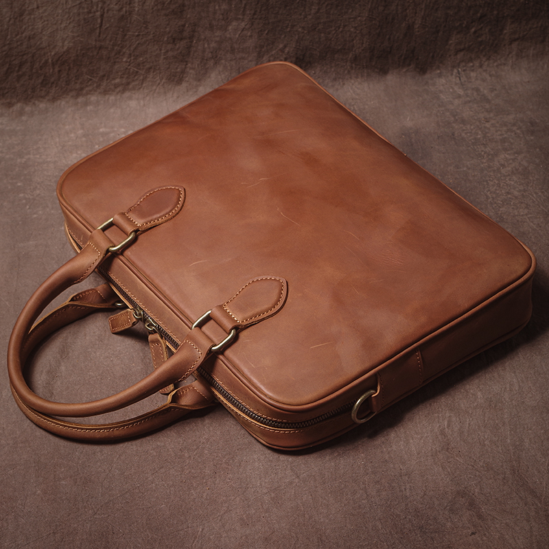 GURO Men Crazy Horse Cowhide B - Luxury Bags Laptop incelemesi ve fiyatı