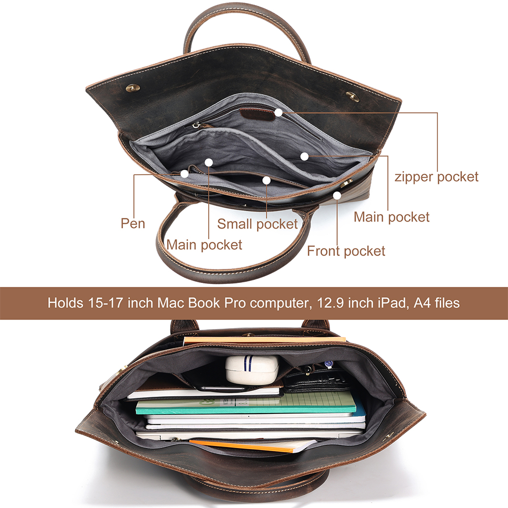 JOYIR Genuine Leather Vintage  - Briefcase Leather Slim incelemesi ve fiyatı