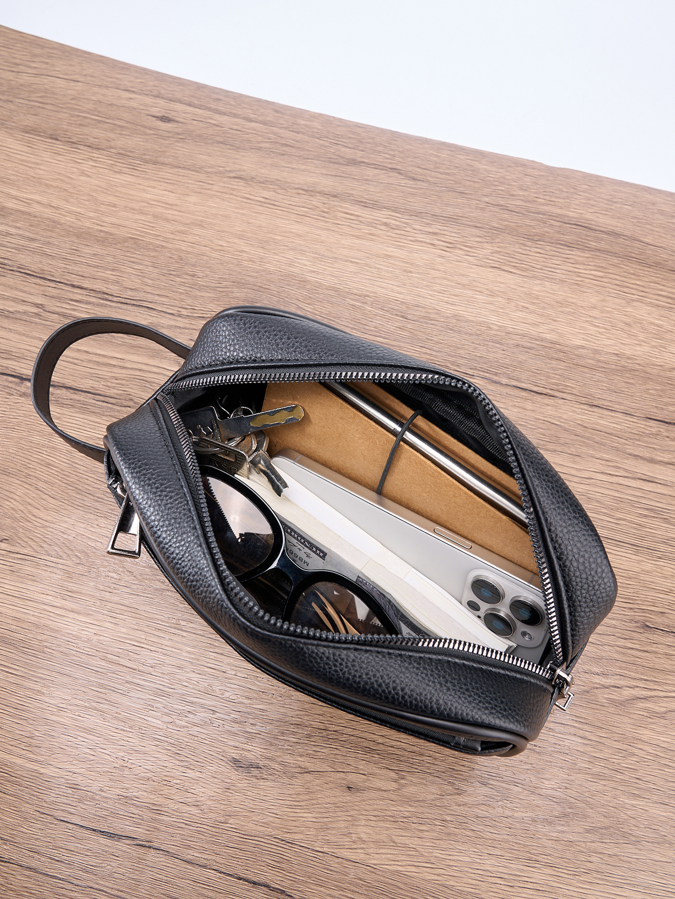 Men's PU Leather Lockable Wris - Briefcase Leather Slim incelemesi ve fiyatı