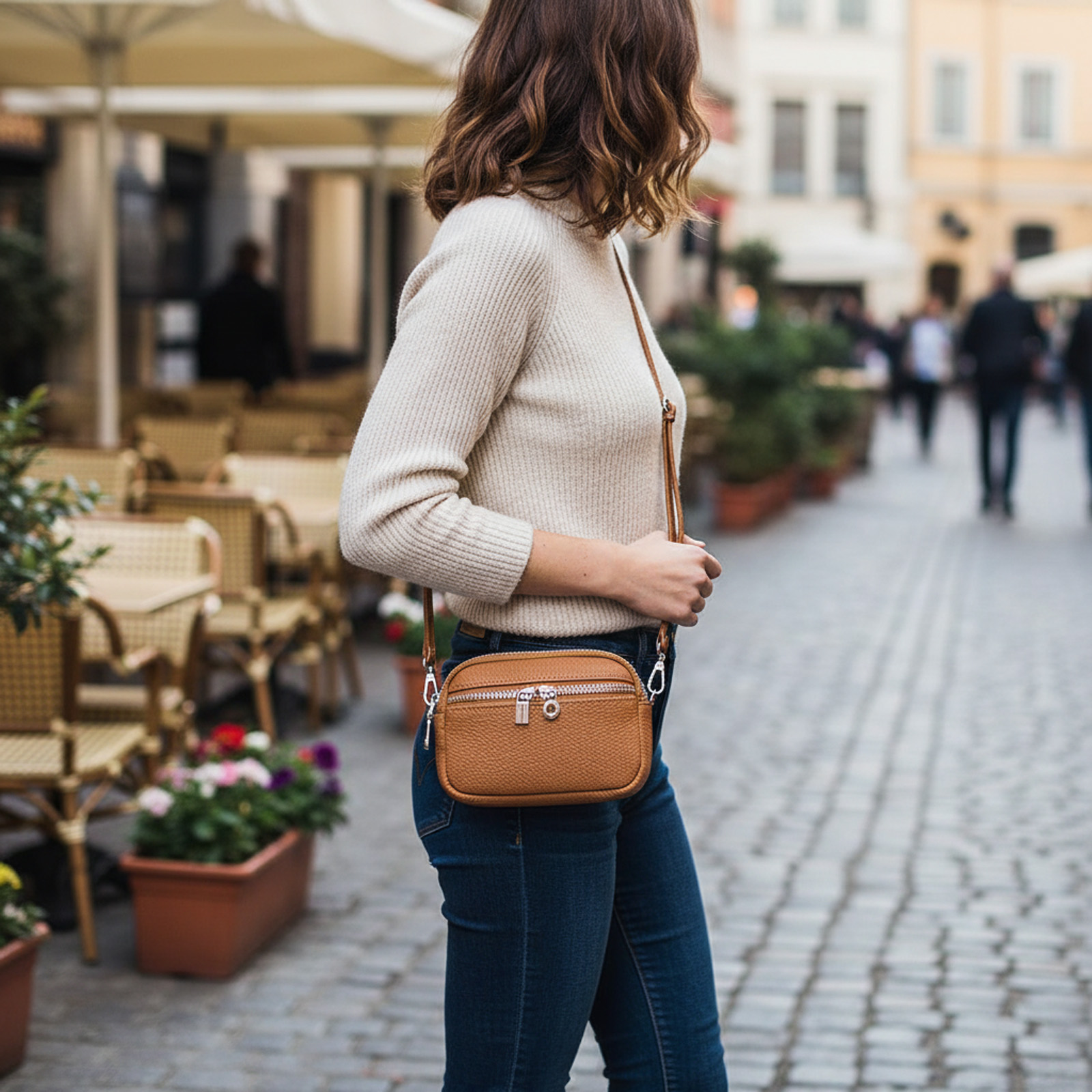 Women Mini Crossbody Bag With  - Wristlet Wallet Zipper incelemesi ve fiyatı