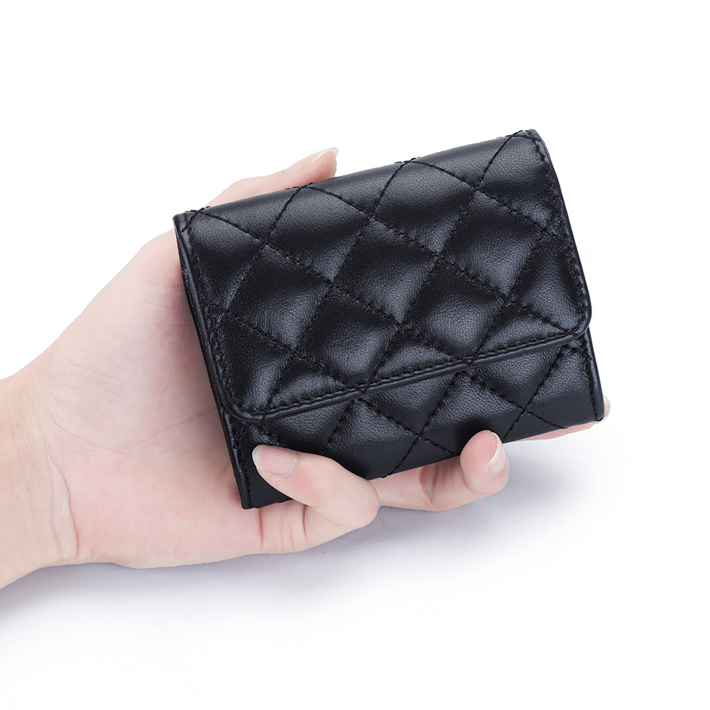 Sheepskin Quilted Card Holder  - Luxury Bags Brand Names incelemesi ve fiyatı