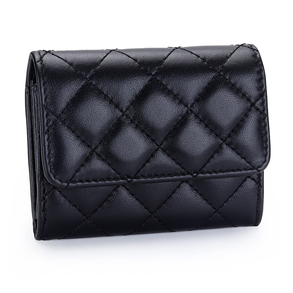 Sheepskin Quilted Card Holder  - Luxury Bags Brand Names incelemesi ve fiyatı