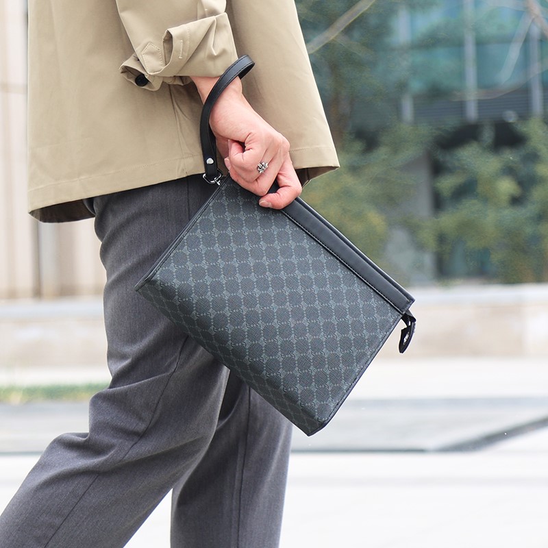 New Men Clutches Bags Man Wall - Wristlet Wallet Zipper incelemesi ve fiyatı