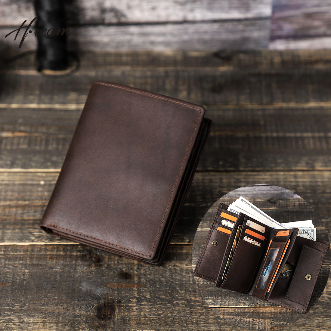 new genuine leather wallet men - Luxury Bags Photos incelemesi ve fiyatı