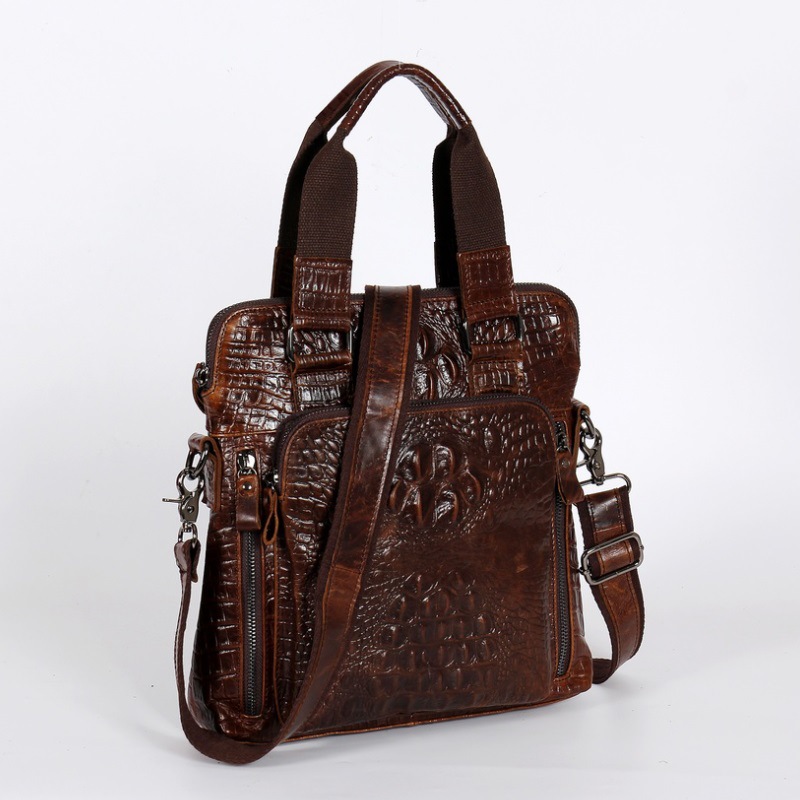 YETTIES Men's Slim Vertical La - Briefcase Leather Slim incelemesi ve fiyatı