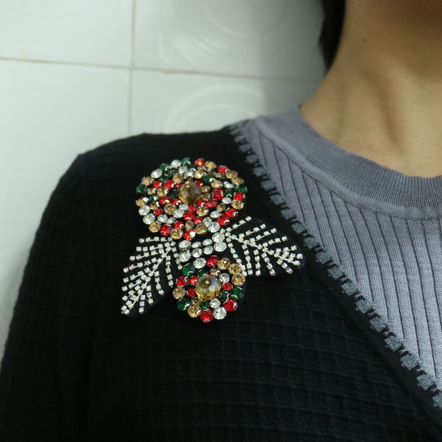 2pc/lot Luxury Rhinstone Patch - Luxury Bags Photos incelemesi ve fiyatı