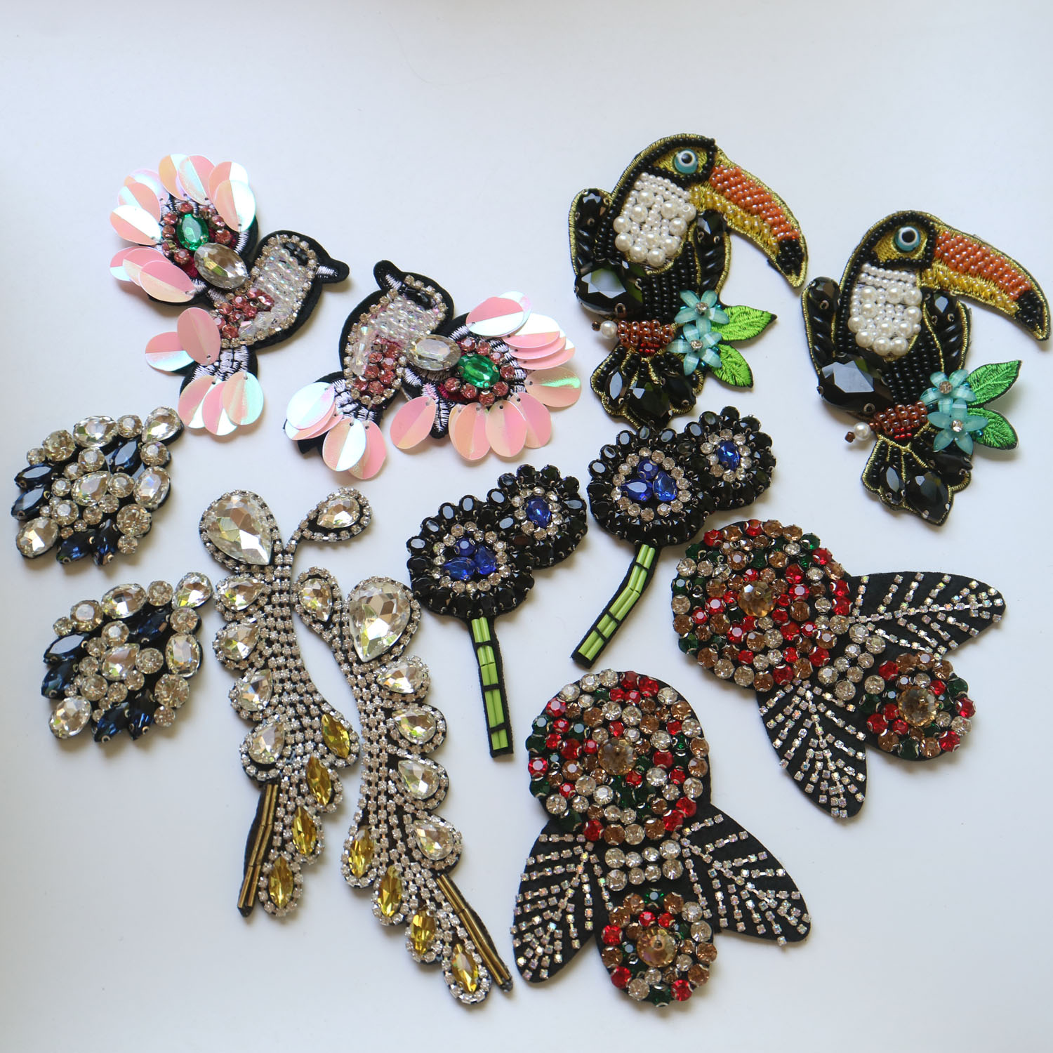 2pc/lot Luxury Rhinstone Patch - Luxury Bags Photos incelemesi ve fiyatı