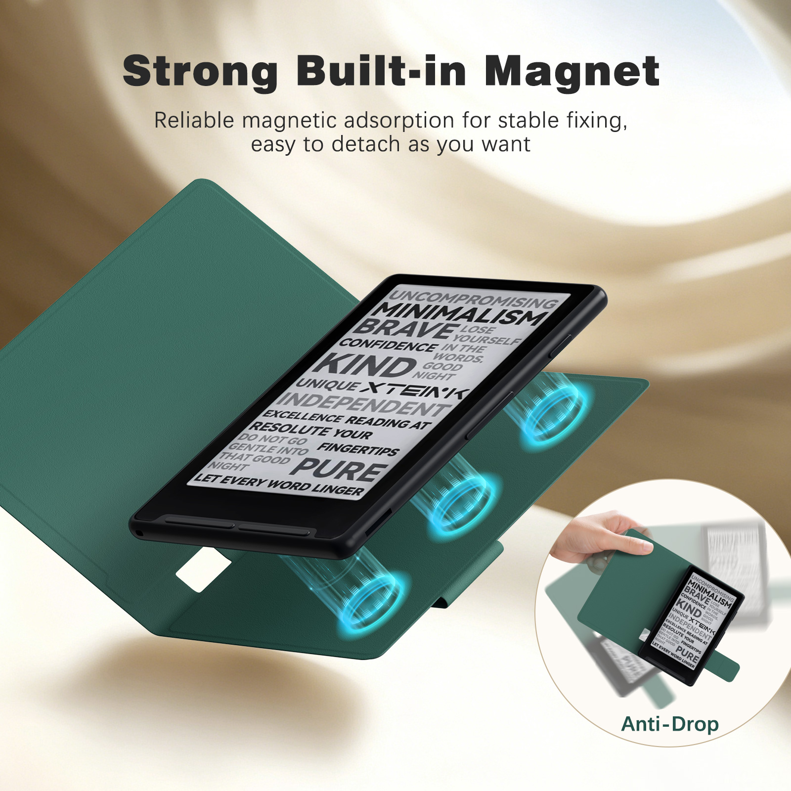 MoKo Magnetic Case for XTEINK  - Briefcase Leather Slim incelemesi ve fiyatı